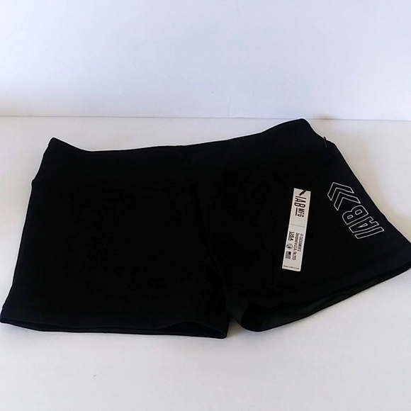 IAB USA Pants - IAB Women's Black Workout Shorts NWT